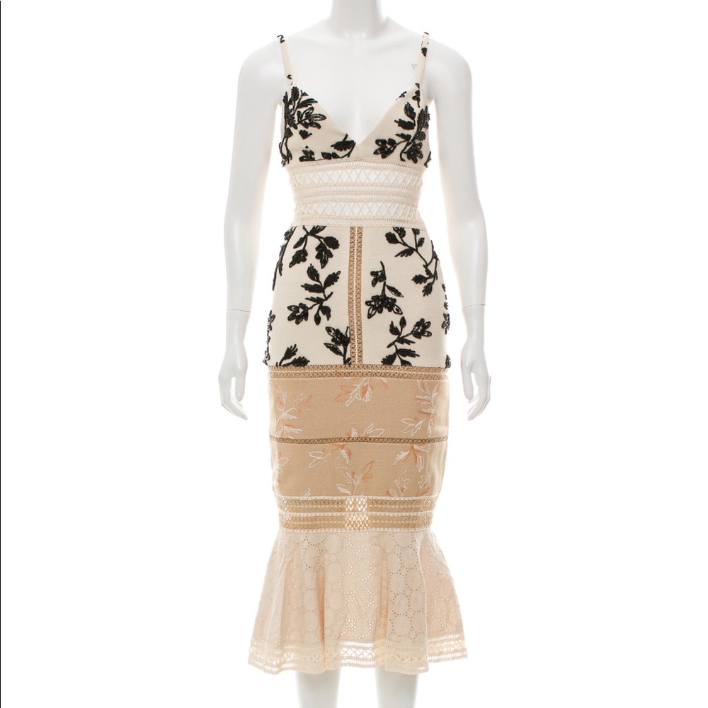 PatBo Panama Embellished Dress